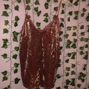 Kimchi Blue Velvet tank top